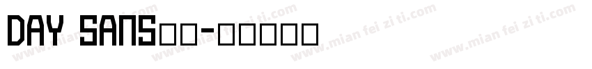 DAY SANS字体字体转换